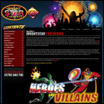 Screen shot of the Bright Star Fireworks Uk Ltd website.