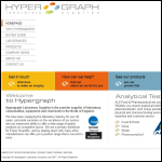 Screen shot of the Hypergraph Laboratory Supplies Ltd website.