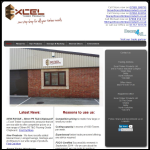 Screen shot of the Excel Timber Products website.