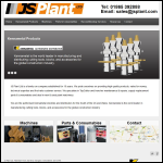 Screen shot of the Js Plant Ltd website.