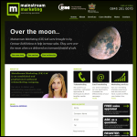 Screen shot of the Mainstream Marketing (UK) Ltd website.