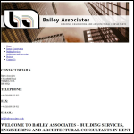 Screen shot of the Bailey Associates website.