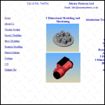 Screen shot of the Master Patterns Ltd website.