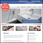 Screen shot of the Safeseal Ltd website.