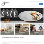 Screen shot of the Bronte Porcelain Co. Ltd website.
