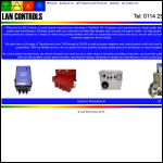 Screen shot of the Lan Electronics website.