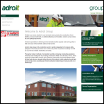 Screen shot of the Adroit Group Ltd website.