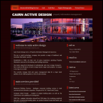 Screen shot of the Cairn Active Design Ltd website.
