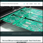 Screen shot of the On Board Surface Mount Assembly Ltd website.