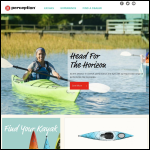 Screen shot of the Perception Kayaks Ltd website.