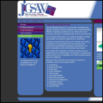 Screen shot of the Jigsaw Marketing Group website.