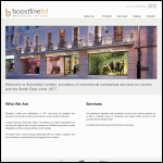 Screen shot of the Boostfine Ltd website.