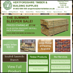 Screen shot of the Hertfordshire Timber Supplies Ltd website.