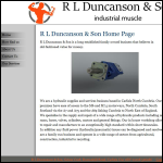 Screen shot of the R L Duncanson & Son website.
