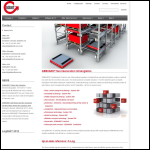 Screen shot of the European Conveyor Systems website.