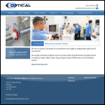 Screen shot of the Optical (Leicester) website.