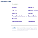 Screen shot of the Next Move It Ltd website.