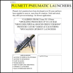 Screen shot of the Plumett Ltd website.