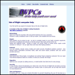 Screen shot of the IWPCs website.