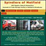 Screen shot of the J Spindler & Sons Ltd website.