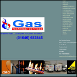 Screen shot of the Gas Technical Services website.