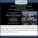 Screen shot of the Oakley Coachbuilders website.