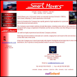 Screen shot of the Smart Movers Ltd website.