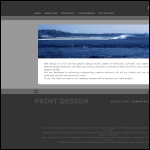 Screen shot of the Sea Design website.