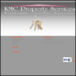 Screen shot of the KMC Property Services website.