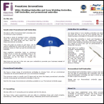Screen shot of the Freestone Innovations Ltd website.
