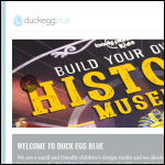 Screen shot of the Duck Egg Blue Ltd website.