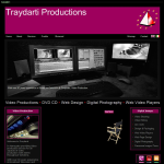 Screen shot of the Traydarti.com website.