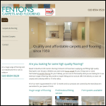 Screen shot of the Fenton Flooring Contracts Ltd website.