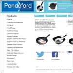 Screen shot of the Pendeford Metal Spinnings Ltd website.