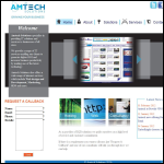 Screen shot of the Amtech Solutions Ltd website.