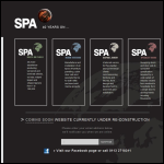 Screen shot of the Spa Laminates Ltd website.
