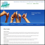 Screen shot of the Contar Ltd website.