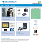Screen shot of the Ritec Automation Ltd website.