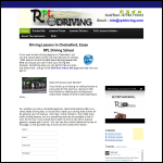 Screen shot of the RPL Driving website.