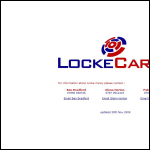 Screen shot of the Locke Carey Consulting website.