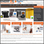 Screen shot of the Enerfoil Ltd website.