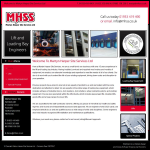 Screen shot of the Mhss website.