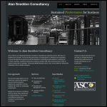 Screen shot of the Alan Sneddon Consultancy Ltd website.