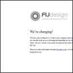Screen shot of the Fij Design website.