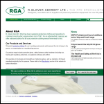 Screen shot of the R Glover Ascroft Ltd website.