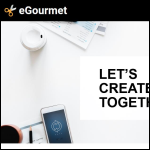 Screen shot of the Egourmet Ltd website.