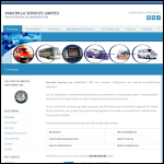 Screen shot of the Vanchilla Services Ltd website.