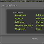 Screen shot of the Northwest Payroll Services website.