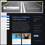 Screen shot of the Multiform Technologies Ltd website.