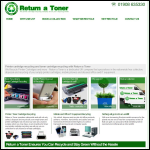 Screen shot of the Return A Toner website.